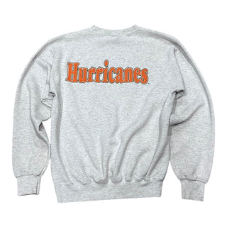 Miami Hurricanes Doubrl Sided Crewneck sz M
