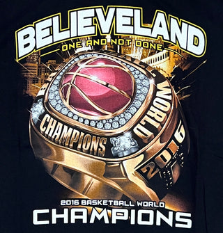 Cleveland Cavaliers Believeland Tshirt Sz L