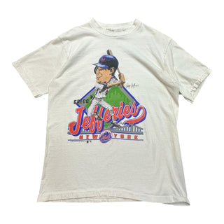 1989 Mets Greg Jeffries Caricature Tshirt size L