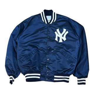 80s New York Yankees Satin Jacket Sz XXL