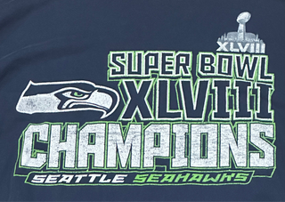 Seattle Seahawks Super Bowl Champions Long sleeve Tshirt Sz XXL