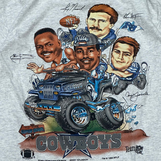 90s Cowboys Caricature Tshirt size Large