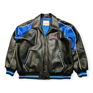 Knicks Faux Leather Jacket size 2XL