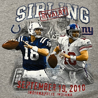 NY GIANTS SIBLING RIVALRY GAME SEPT 19 2010 TSHIRT SZ 3XL