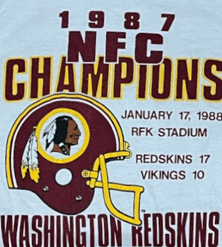 1987 Washington Redskins NFC Champions Crewneck sz S