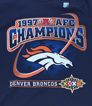 1997 Broncos NFC Champions Tshirt size XL