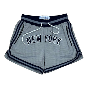 Navy/Grey New York Throwback Shorts