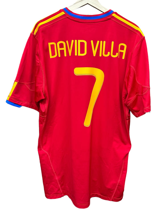 2010 Spain David Villa Jersey size L