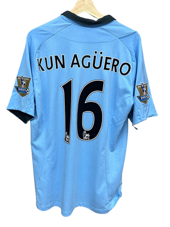 2013 Man City Kun Aguero Jersey size 44
