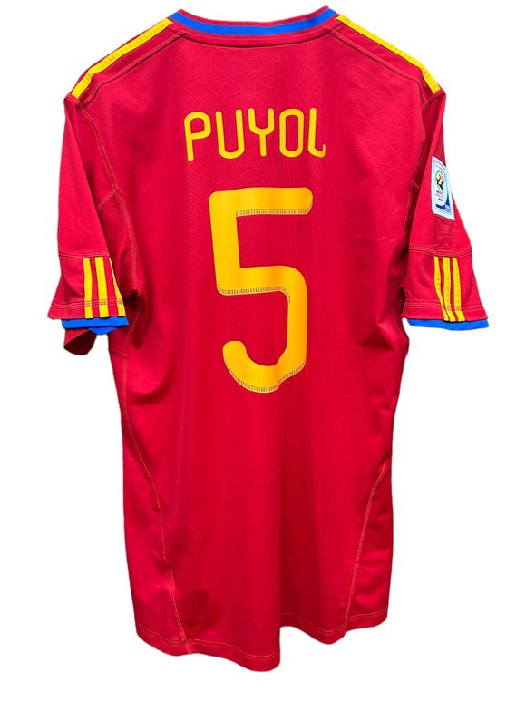 2010 Spain Puyol Jersey size L