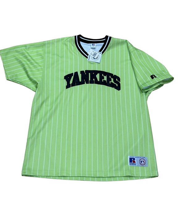 Yankees Lime Green Pullover Jersey size 2X