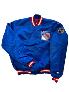 NY Rangers Satin Jacket size Medium