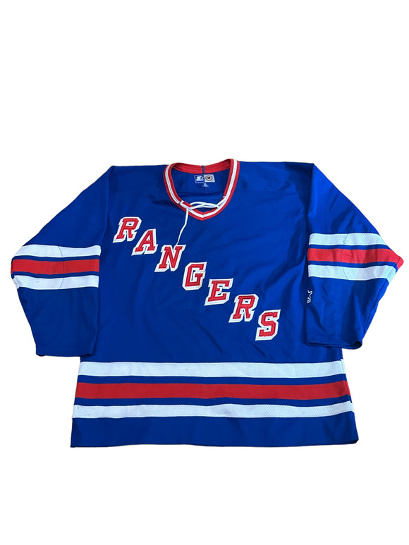 NY Rangers Starter Blank Jersey size XL