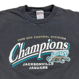 1998 Jacksonville Jaguars AFC central champs tee size XL