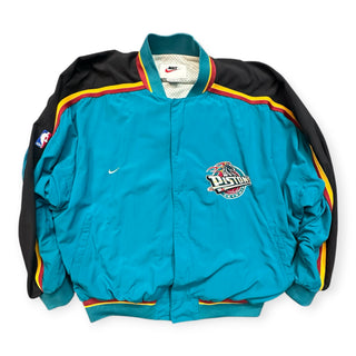 90s Detriot Pistons Warm Up Jacket size L