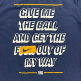 Y2K Nike LeBron James "Give Me The Ball" dri fit tee size S