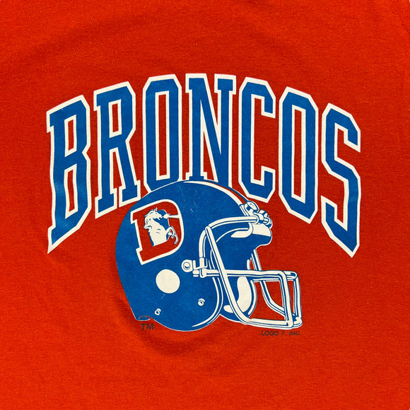 80s Logo 7 Denver Broncos old logo tee size M