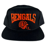 90s New Era Cincinnati Bengals back spell out snap back hat