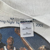 2001 Washington Wizards Opening Night Michael Jordan tee size XL