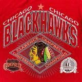 1992 Chicago Blackhawks conference champions t shirt size M