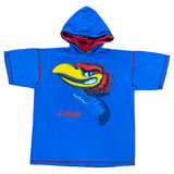90s Kansas University Jay Hawks hoodie t shirt size XL