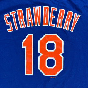 Y2K Majestic New York Mets Darryl Strawberry jersey tee size XXL