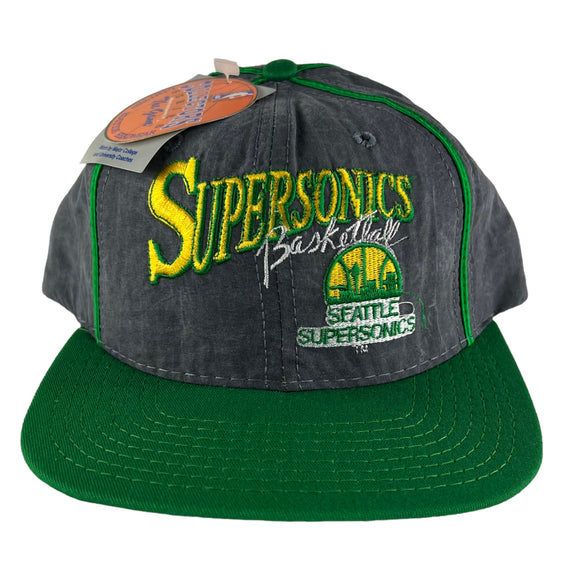 90s The Game Seattle Super Sonics defunct NBA team limited edition snap back hat