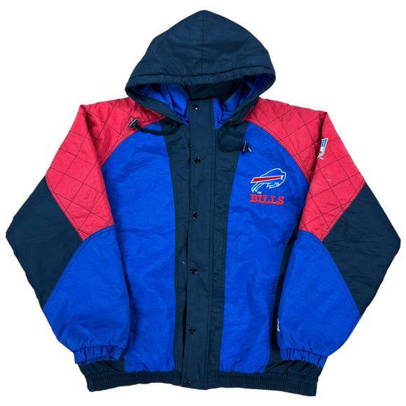 90s Starter Buffalo Bills full zip hoodie jacket size XL