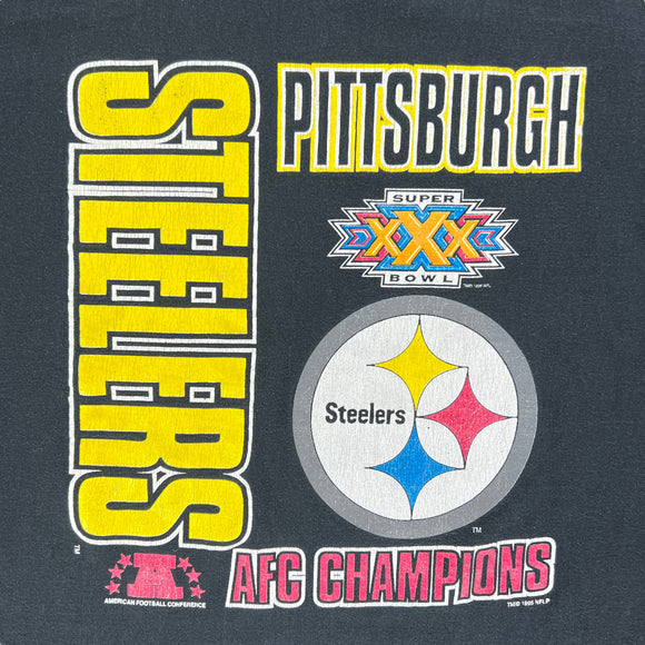 1995 Pittsburgh Steelers AFC Champions tee size L