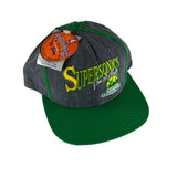 90s The Game Seattle Super Sonics defunct NBA team limited edition snap back hat