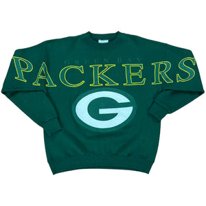 90s Lee Green Bay Packers Spell out crewneck size XL