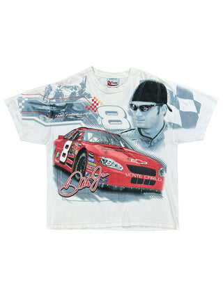 90s Nascar Dale Earnhardt Jr. All over print AOP racing t shirt Size L