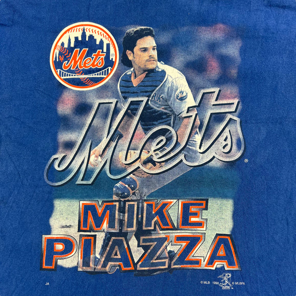 1998 New York Mets Mike Piazza tee size L