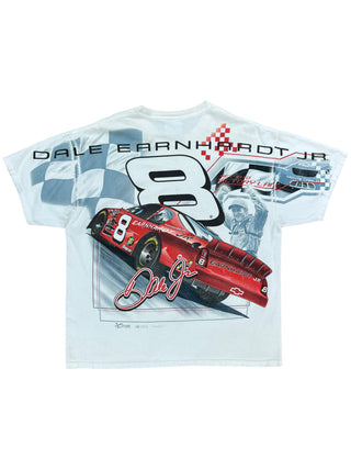 90s Nascar Dale Earnhardt Jr. All over print AOP racing t shirt Size L