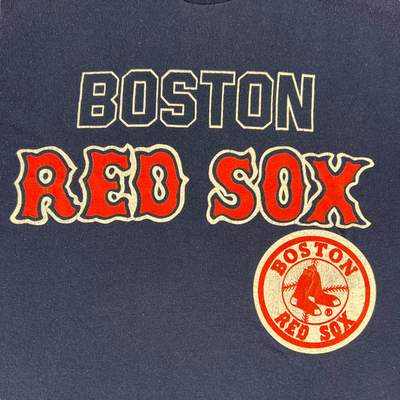BOSTON RED SOX VINTAGE 90s LOGO 7 MLB BASEBALL TSHIRT ADULT LARGE