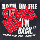 1995 Chicago Bulls Michael Jordan "I'm Back" 45 tee size L