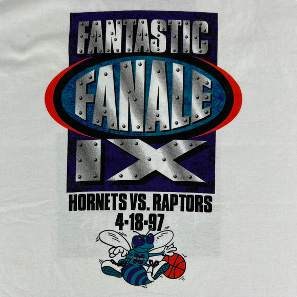 1997 Charlotte Hornets Fantastic Fanale IX tee size XL