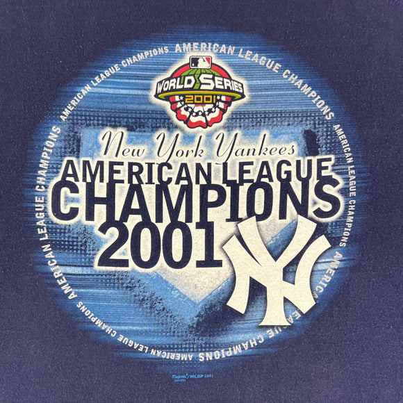 1996 Yankees Champions Tshirt size L – Mr. Throwback NYC