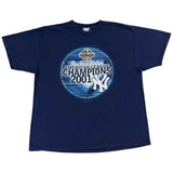 2001 New York Yankees World Series Champions tee size XL
