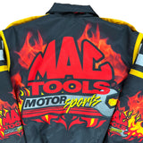 90s Swingster Mac Tools Motor Sports flame jacket size M