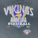 1994 Minnesota Vikings NFL 75 tee size XL