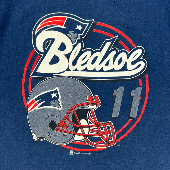 1995 Starter New England Patriots Drew Bledsoe tee size S