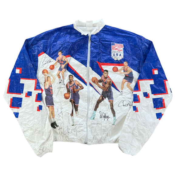 1992 Kellog's USA Basketball Dream Team lightweight jacket size L