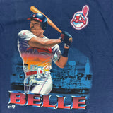 90s Salem Sports Cleveland Indians Albert Belle tee size L