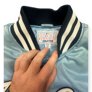 90s Yankees Baby Blue Jacket size 5XL