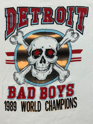 1989 Detriot Bad Boys World Champs Tshirt size XL