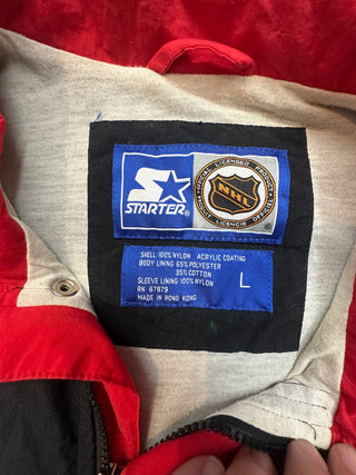 90s NJ Devils Windbreaker Jacket size L