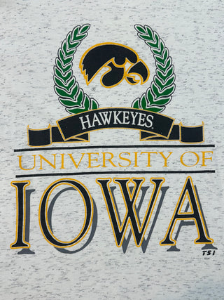 90s Iowa Hawkeyes Ringer Tshirt size M
