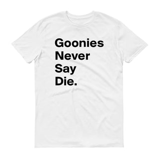 Goonies Never Say Die Design