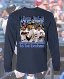 Aaron Judge Records are meant to be broken tee Home Run Record for the New York Yankees on a navy long sleeve t-shirt